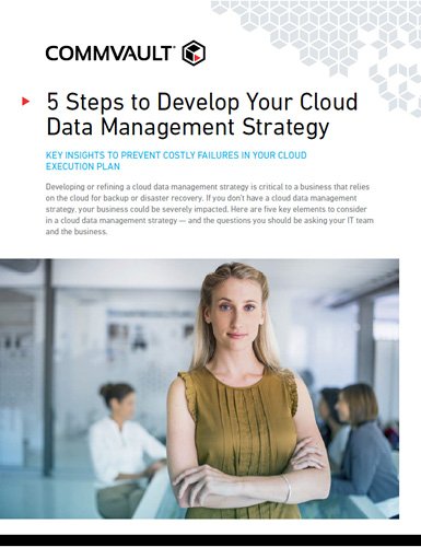 5 Steps to Develop Your Cloud Data Management Strategy