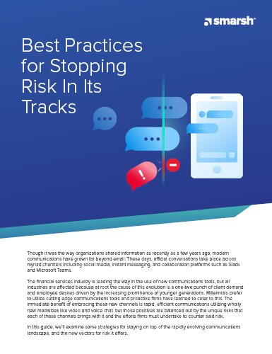 Whitepaper on Best Practices for Stopping Risk in Its Tracks