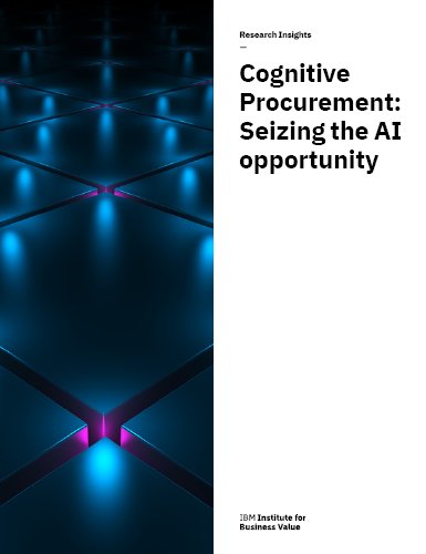 Whitepaper on Cognitive Procurement: Seizing the AI opportunity