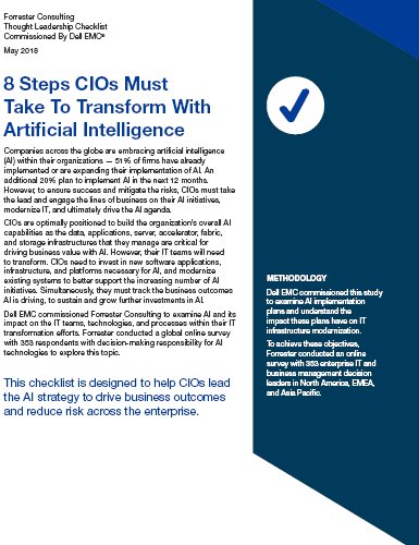 Whitepaper on 8 Steps CIOs Must Take To Transform with AI