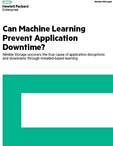 Whitepaper on Prevent App Downtime With (ML)Machine Learning