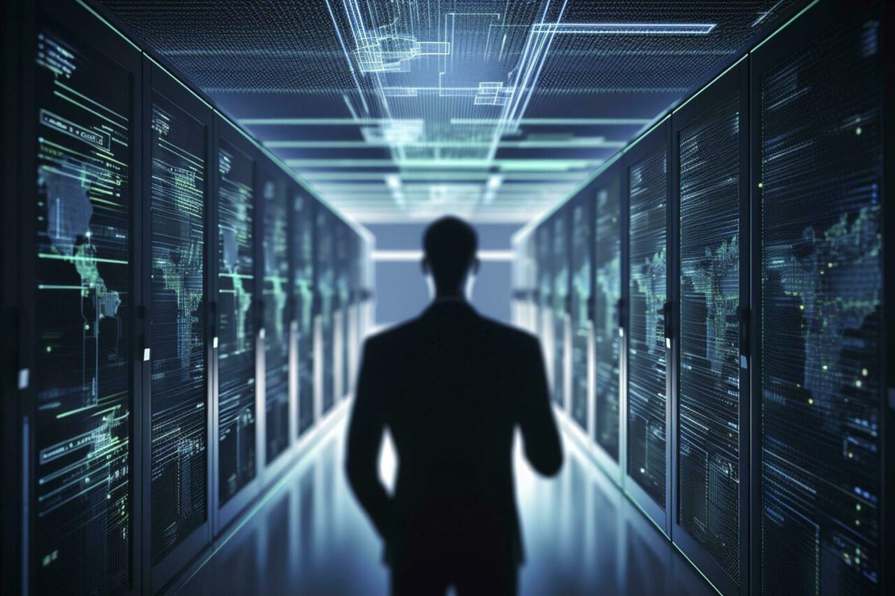 A man standing in Datacenter