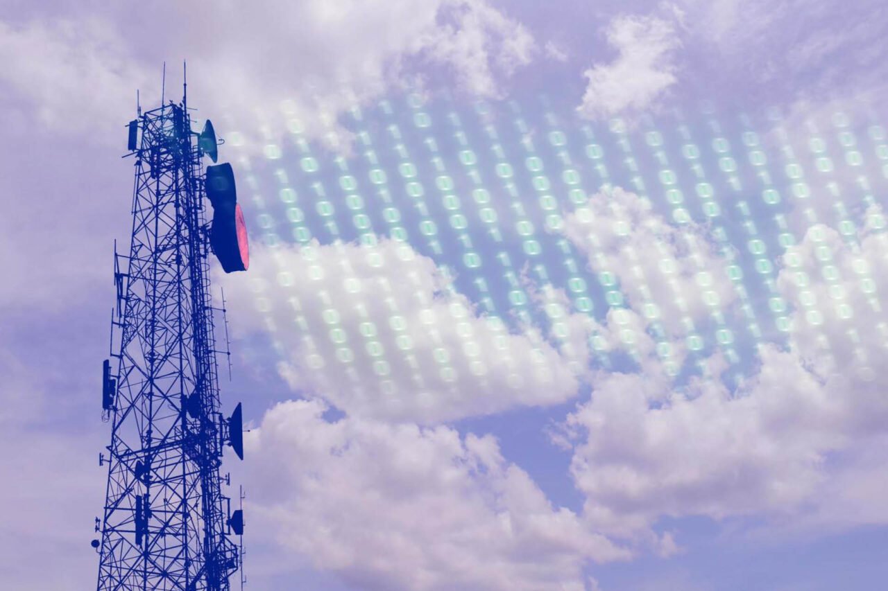 A telecom tower
