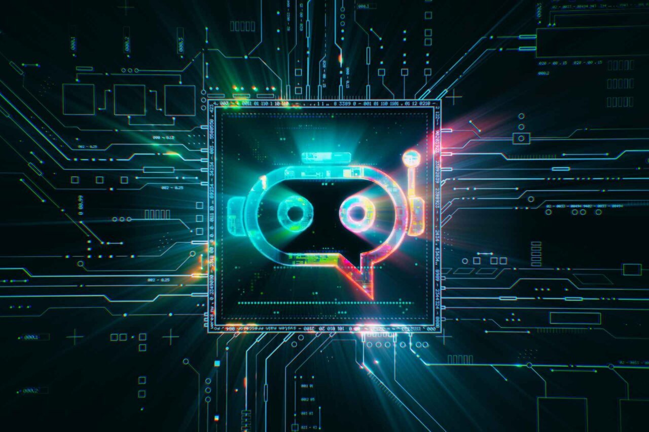 a computer screen shot of a chatbot